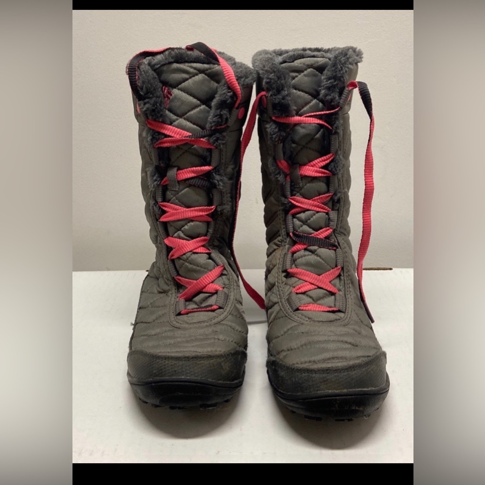 Kids Girls Snow Boots Columbia Omni-Grip Size 4